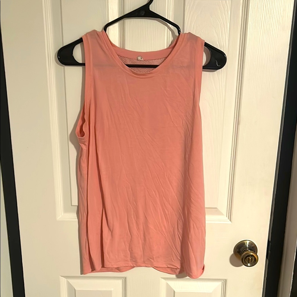 Women's Pink Sleeveless Top